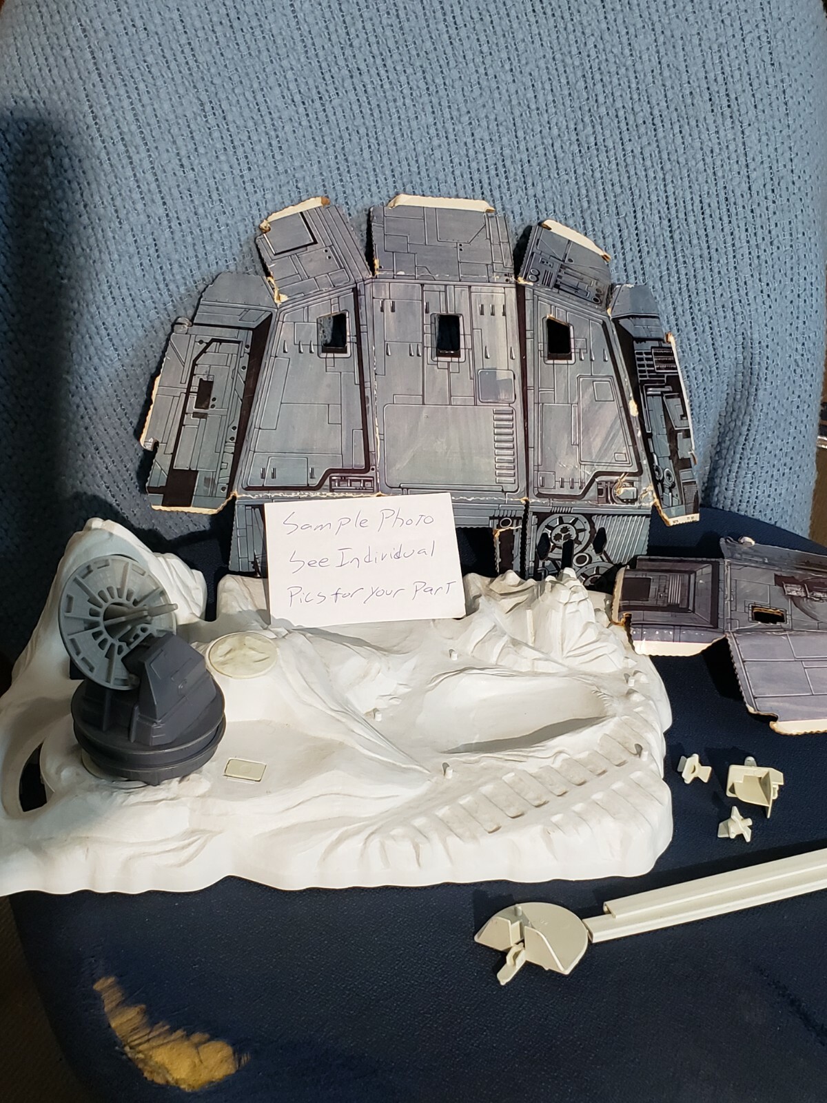 Hoth Ice Planet Parts PICK rails elevator Instructions 1980 Star Wars cardboard