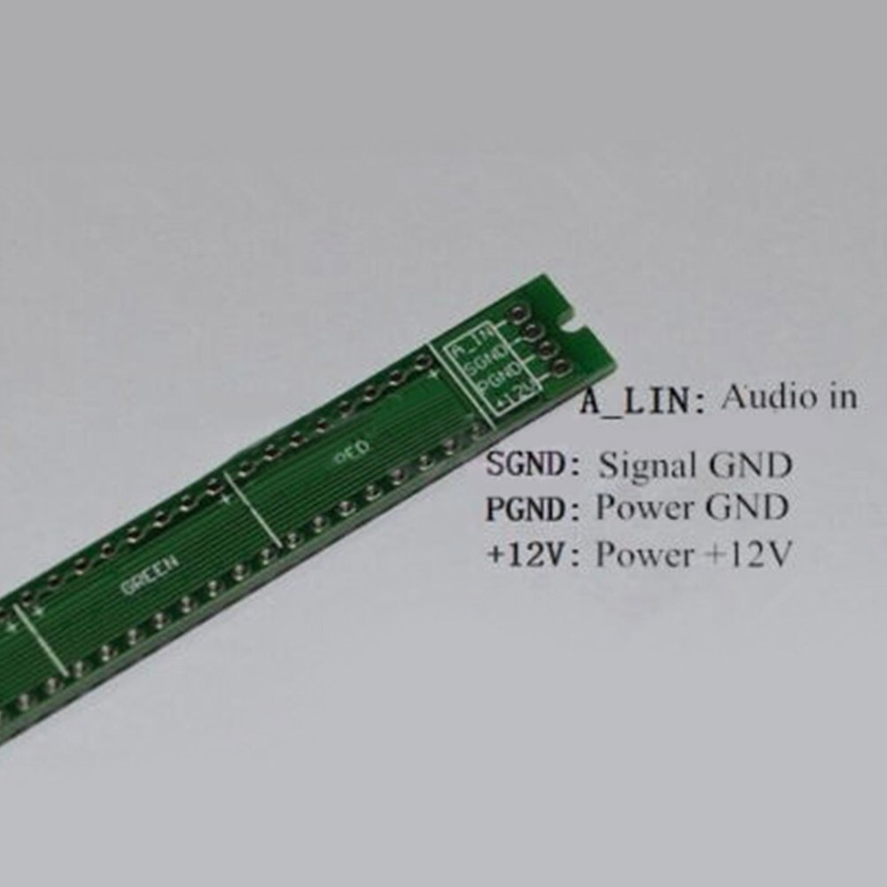 Accurate Level Measurement 32 LED Bars Level Indicator VU Meter For Music Sound