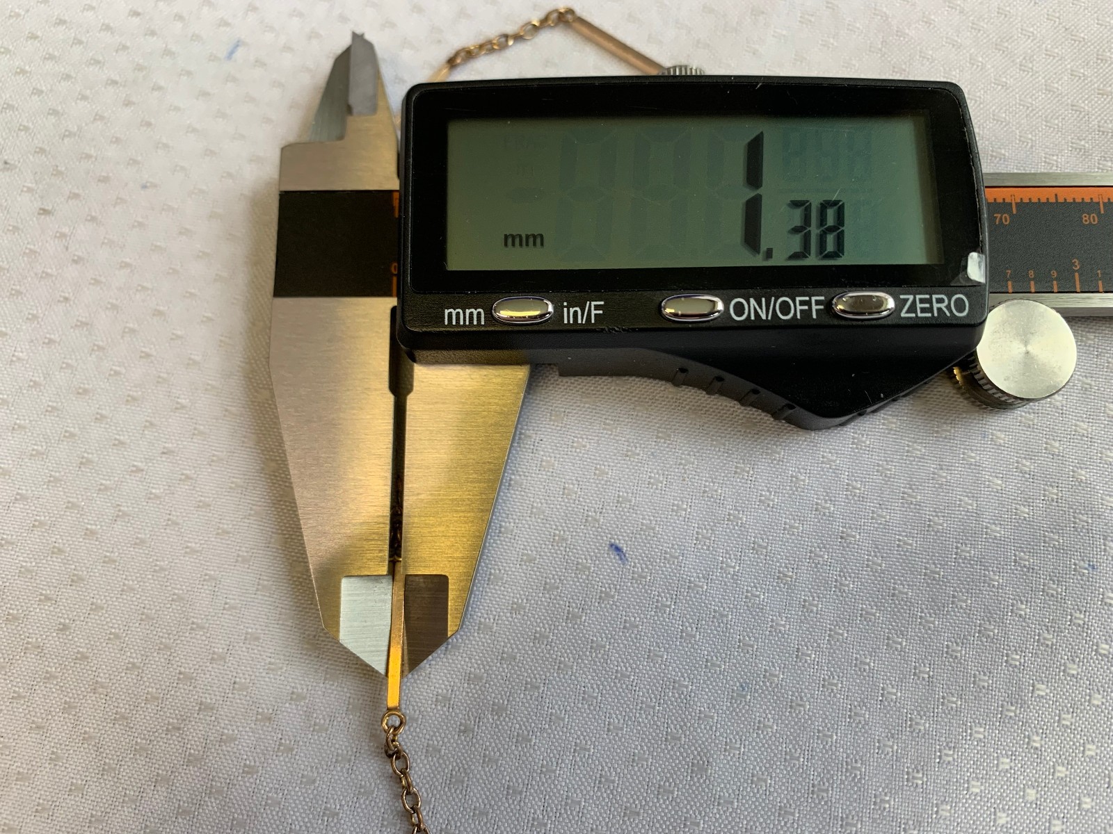 Antique 1/20 12K Gold Filled Pocket Watch Fob Vest Chain 15.5" Long Link Jewelry