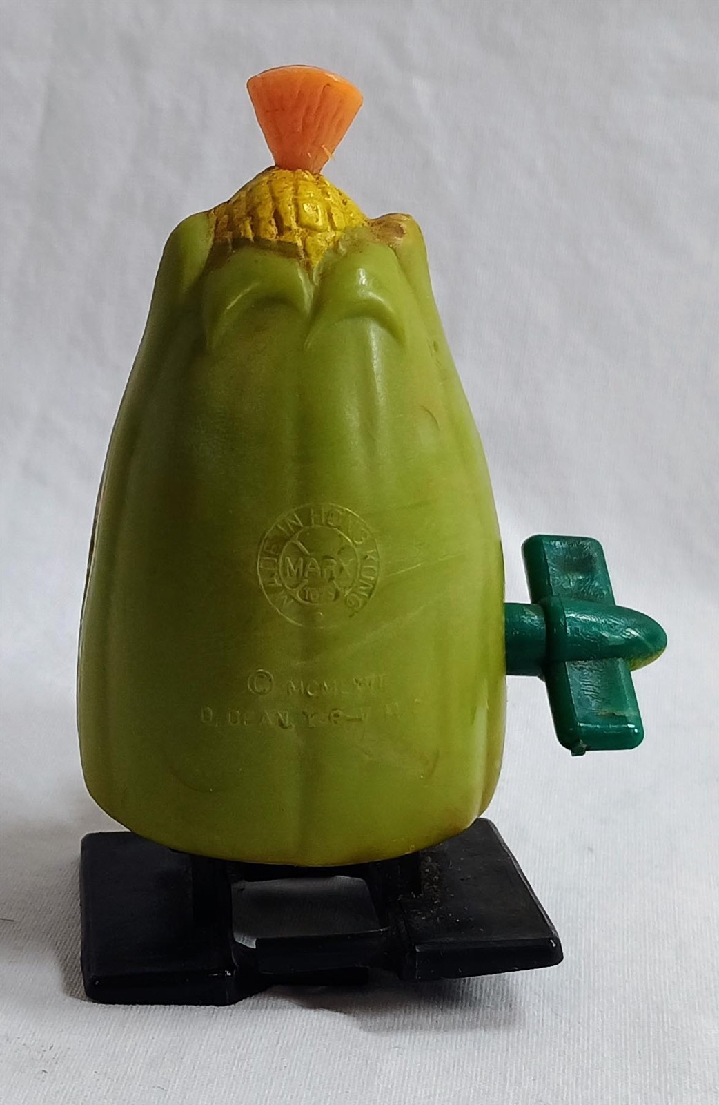 Vintage Marx Windup Corkie Corn Walking Toy Figurine Made in Hong Kong