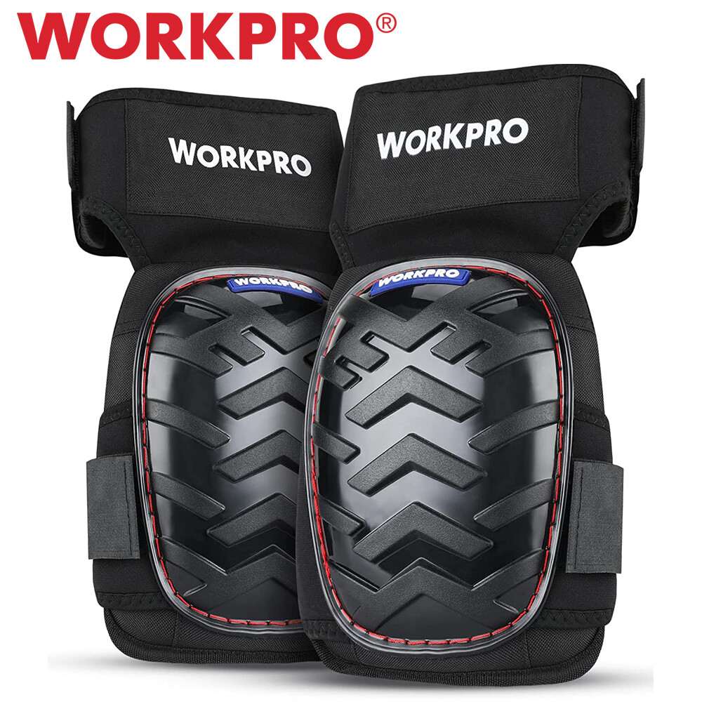 WORKPRO Knee Pads Construction For Work W/ Anti-Slip Strap Professional Kneepads