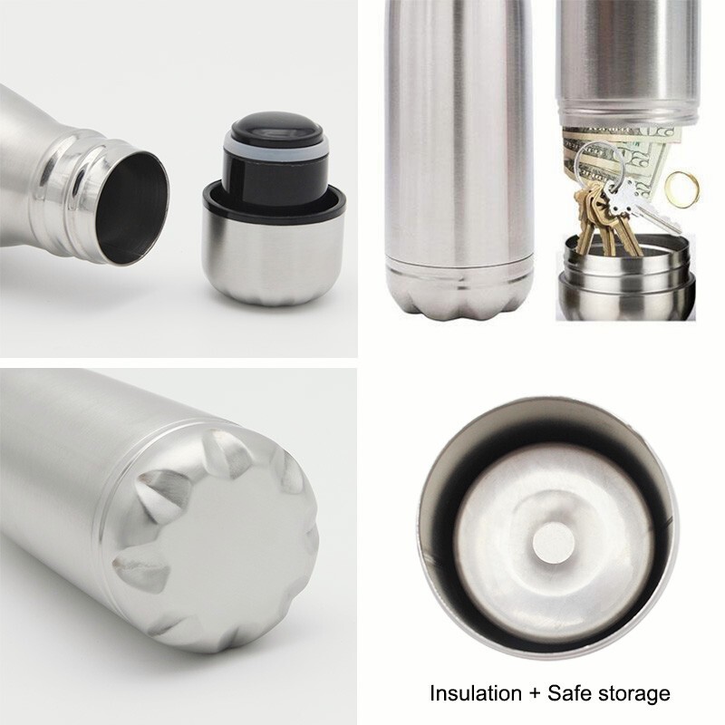 Diversion Water Bottle Hidden Safe Tumbler Compartment Container Box Stash Can