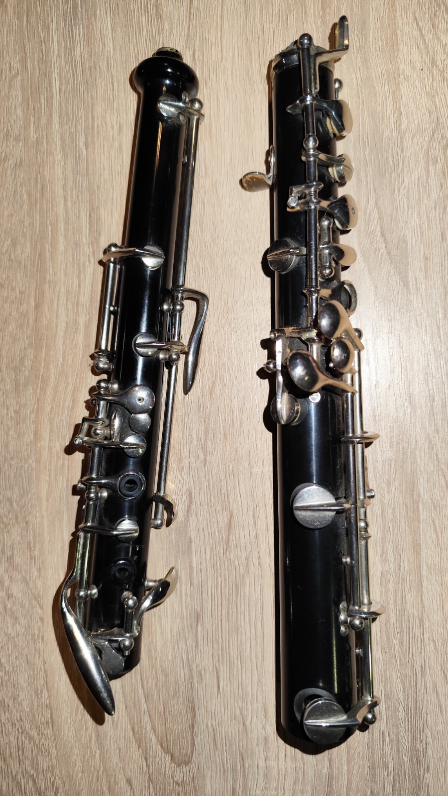 Vintage oboe music instruments