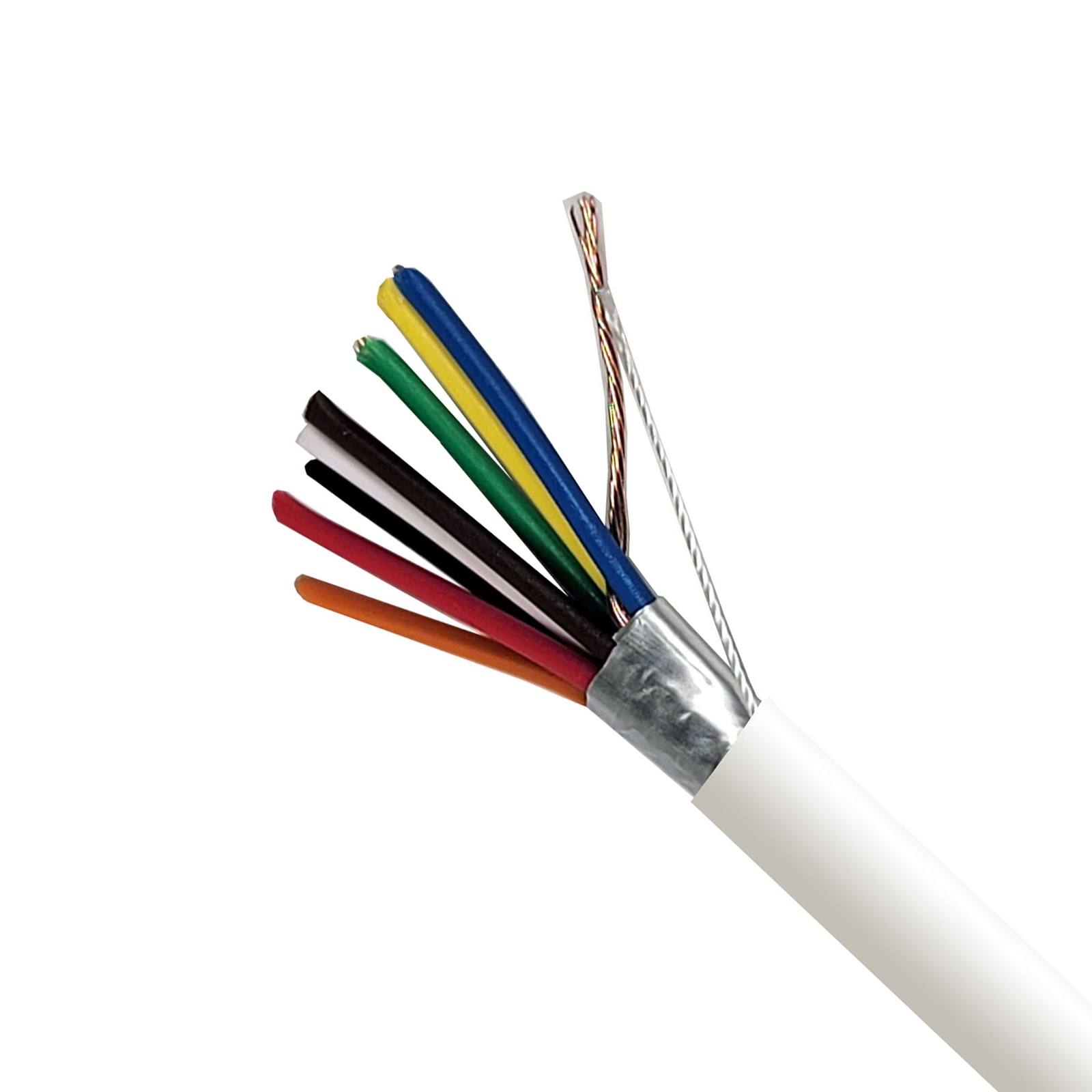 Security Alarm Cable 18/8 Stranded Shielded Access Control Intercom Speaker Wire