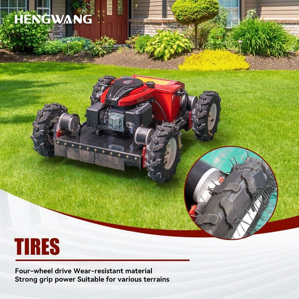 Free delivery remote control lawn mower with adjustable cutting height HW196