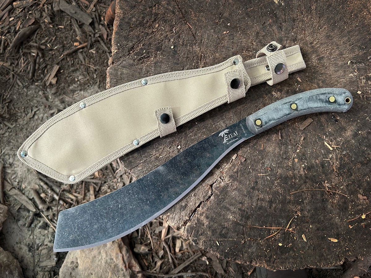 ESEE Knives Expat El Deguello Machete with Canvas Sheath