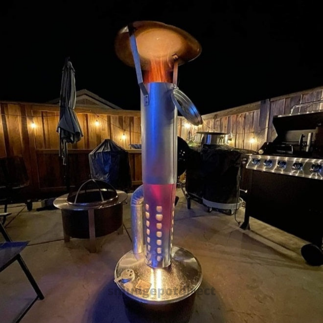 Smudge Pot Direct® Smudge Pot Outdoor Heater with Heat Dish Fast Free Shipping