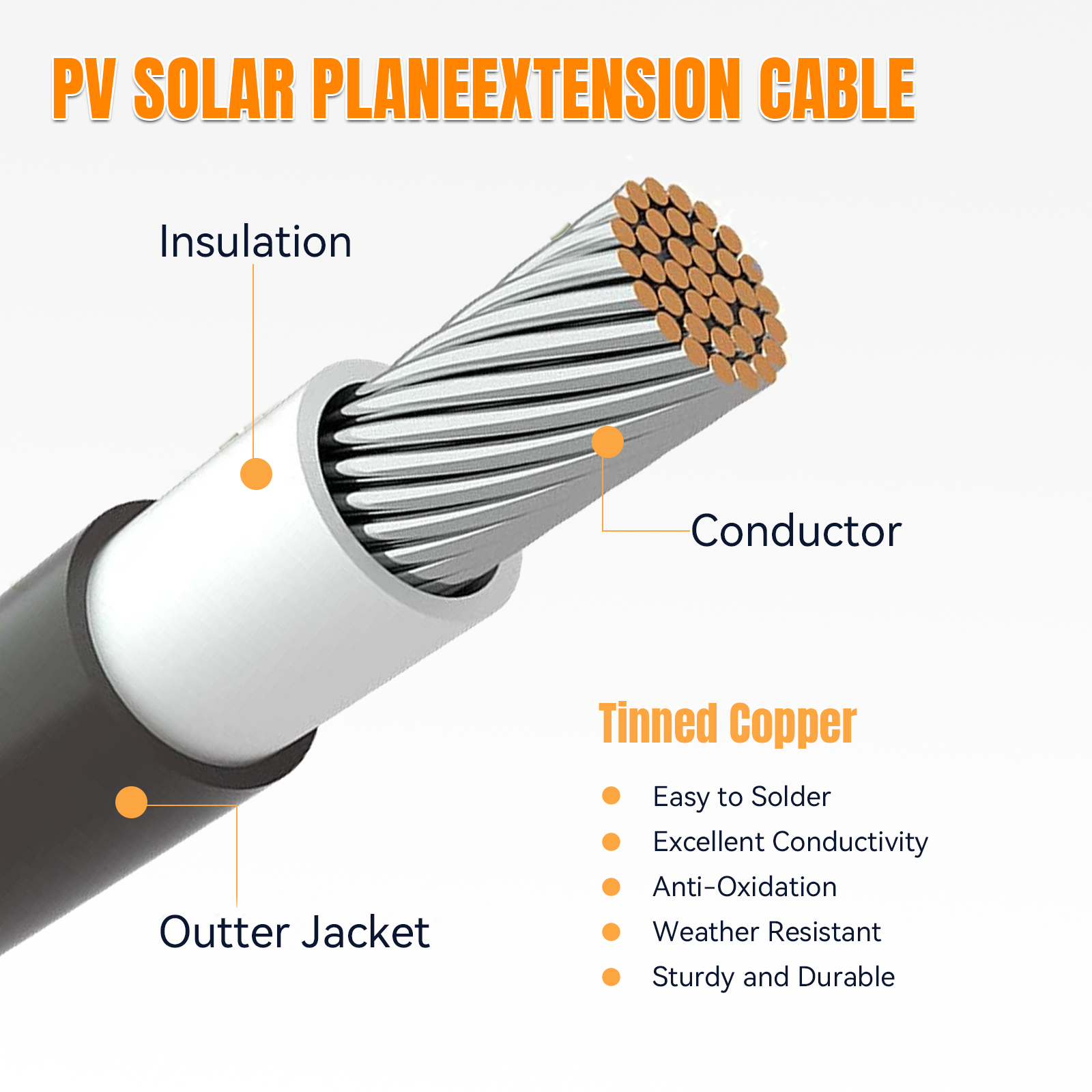 10 AWG Solar Panel Extension PV Cable Wire Solar Connectors Pair Black Red 6mm²