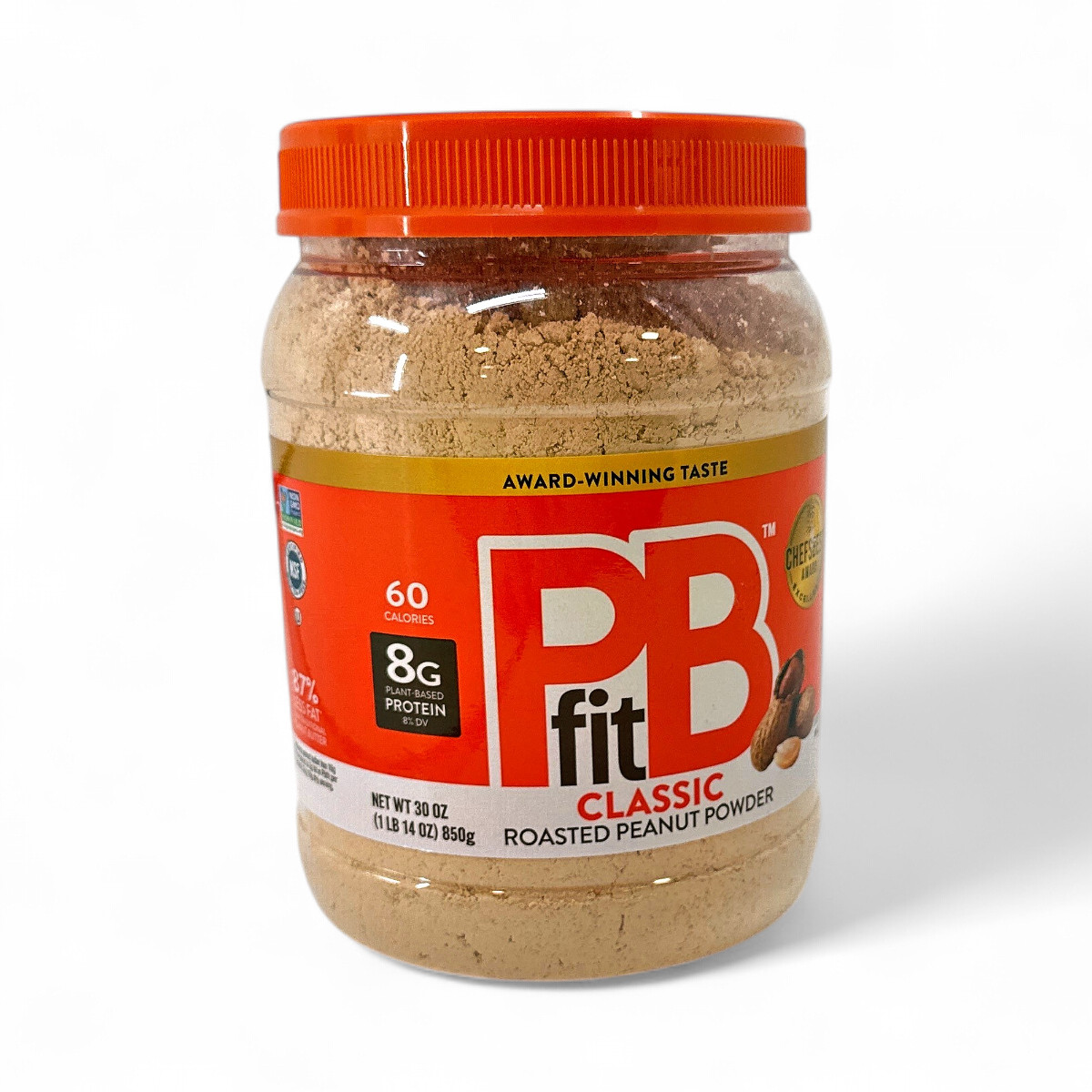PBfit Classic Peanut Butter 8g Powdered Peanut Butter Spread - 30oz