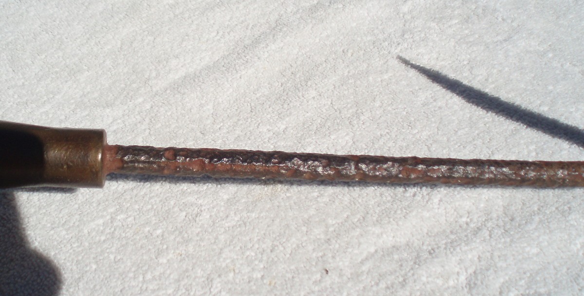 1700' ? BRONZE IRON EARLY HISTORIC PRIMITIVE ANTIQUE WHALING WHALE HARPOON SPEAR