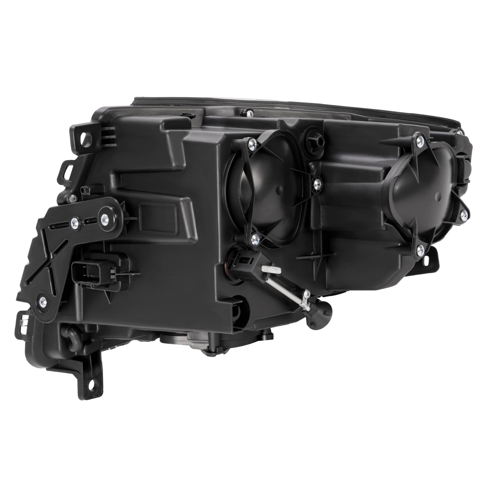 HECASA Halogen Pair Headlight For Cadillac CTS 08-15 Left and Right With Bulbs