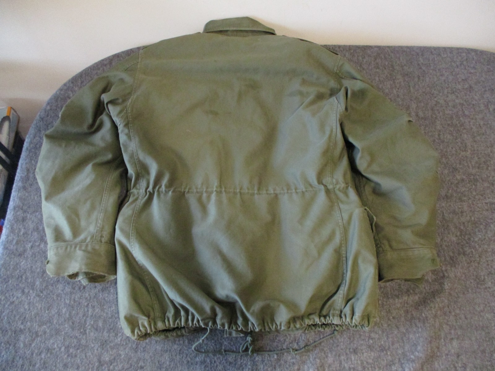 VINTAGE KOREA ISSUED HEAVY FIELD JACKET - SHELL (1952 Sz M) - LINER (1951 Sz L)