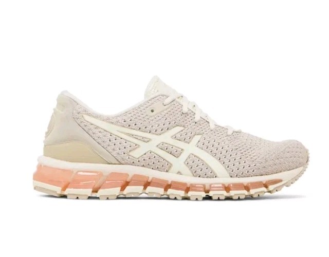 Asics gel quantum 360 knit 2 birch feather grey Women's Running Training Shoes