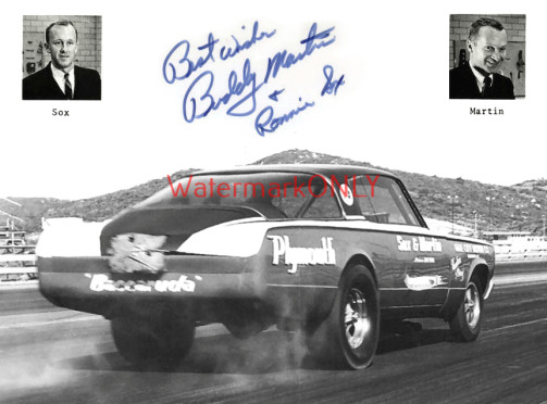 "Sox & Martin" 1966 Plymouth Barracuda Inj. NITRO A/FXr Funny Car PHOTO! #(14bc)