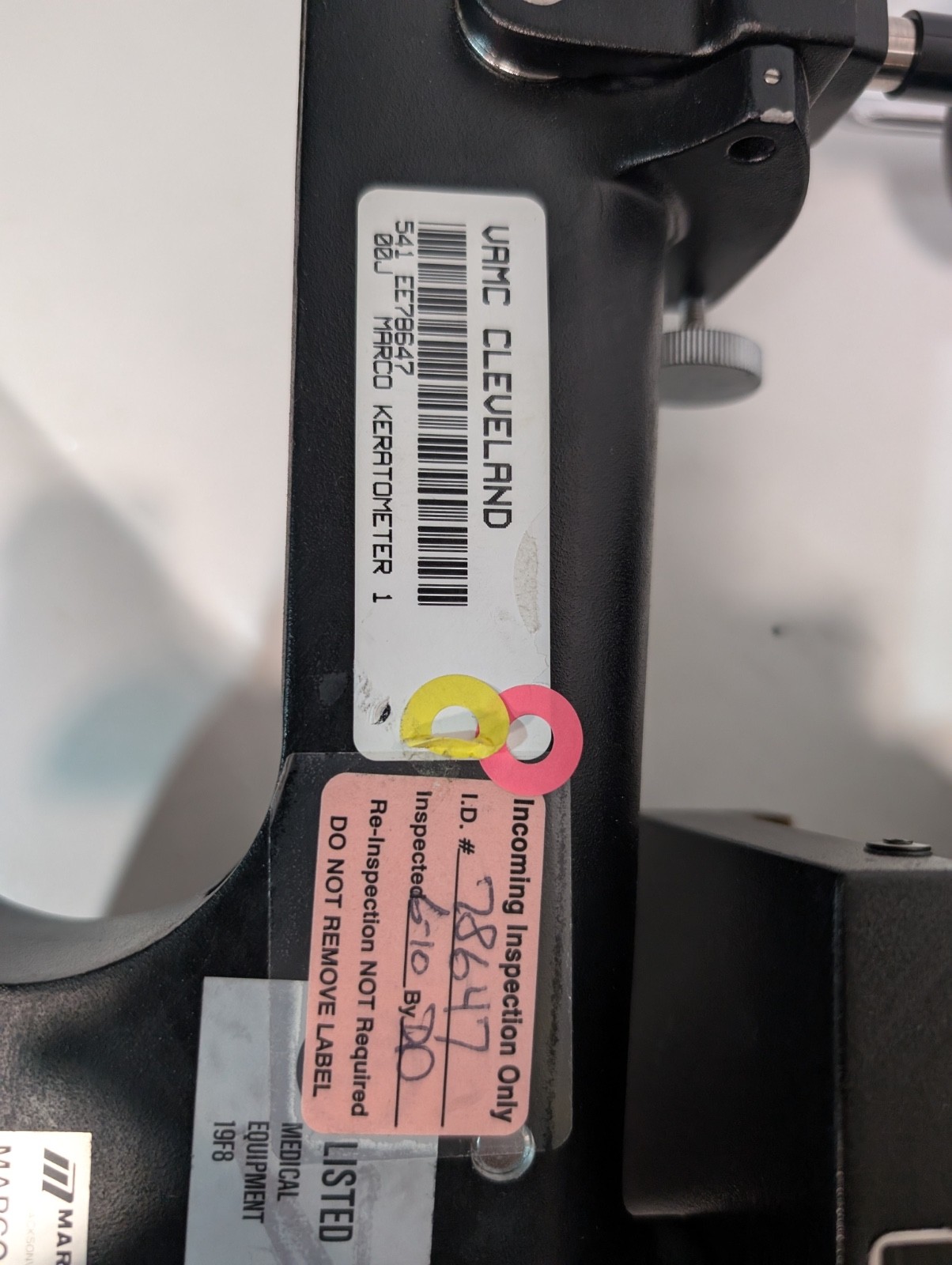 Macro Model 1 Keratometer Optical Ophthalmometer with Chin Rest, Stand