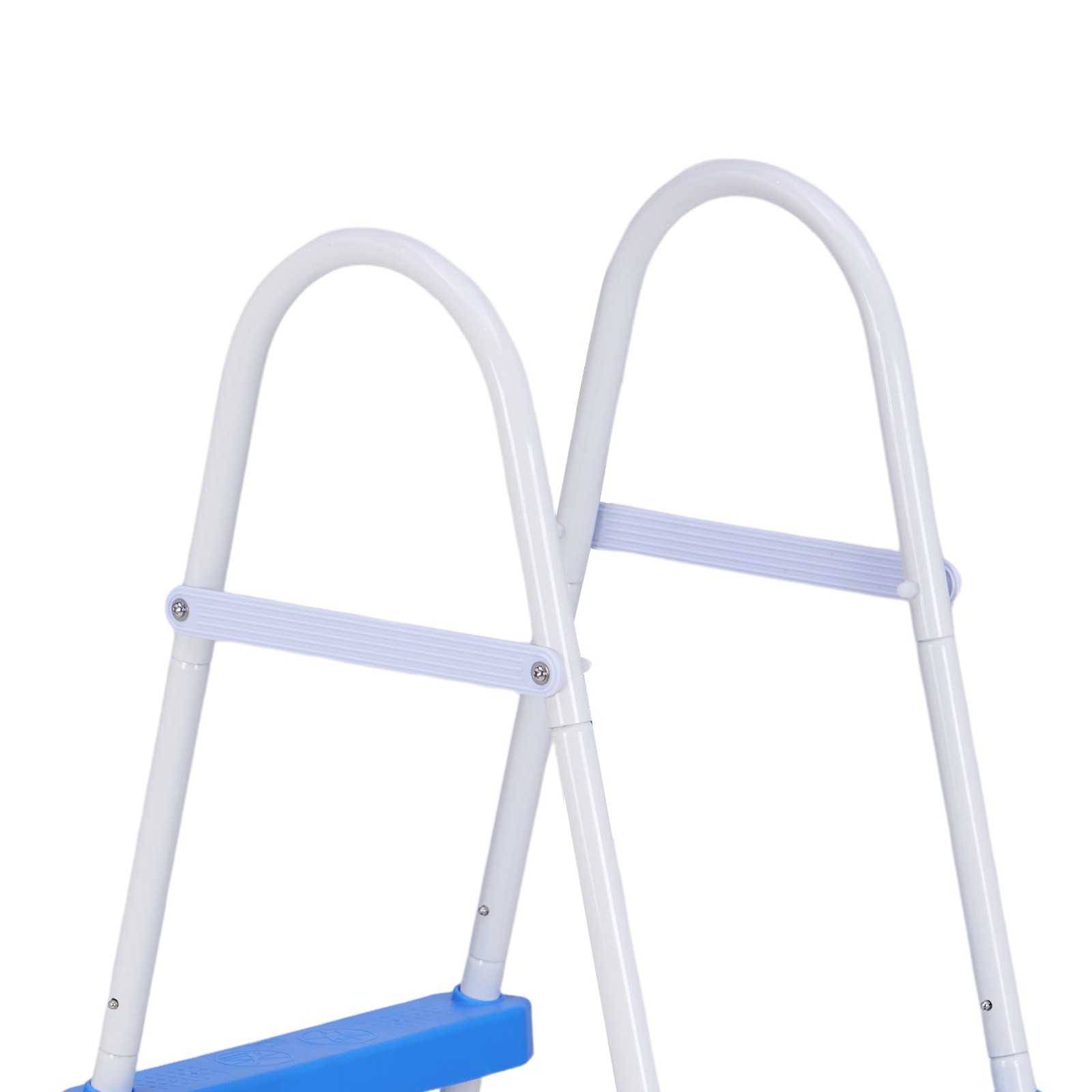 Uimoso 3-Step Steel A-Frame Pool Ladder for 36in Wall, 300lbs Capacity