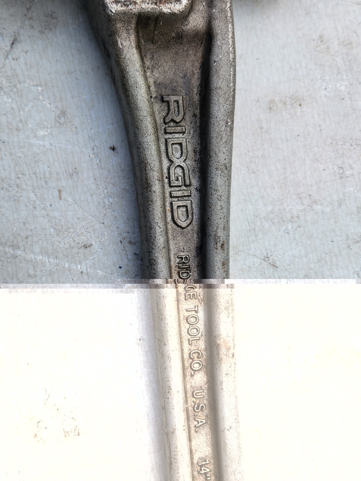 Nice Ridgid 14” Aluminum Offset Pipe Wrench, The Ridge Tool Company