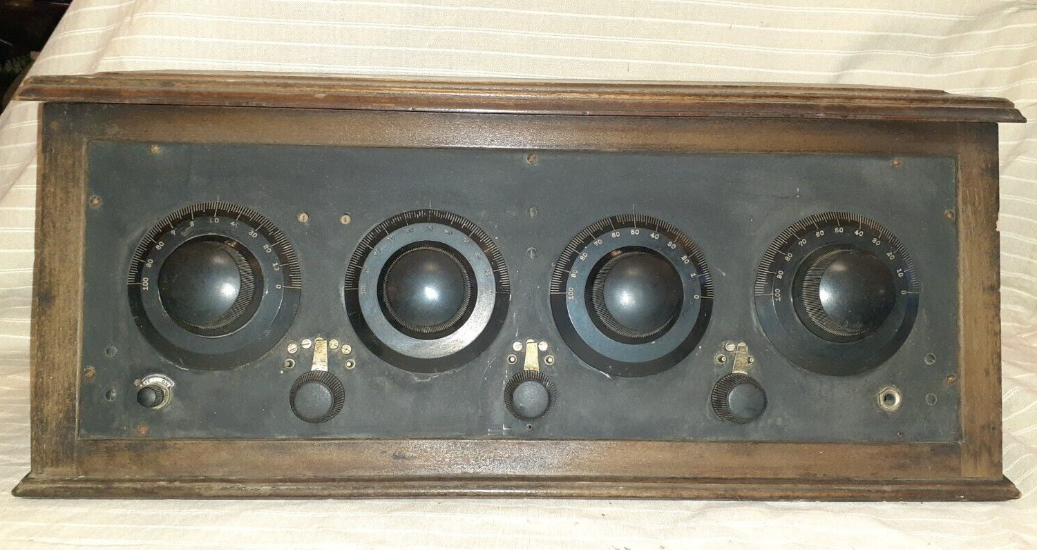 Antique Rare Ozarka 5-Tube TRF AM Battery Radio Receiver ca. 1925