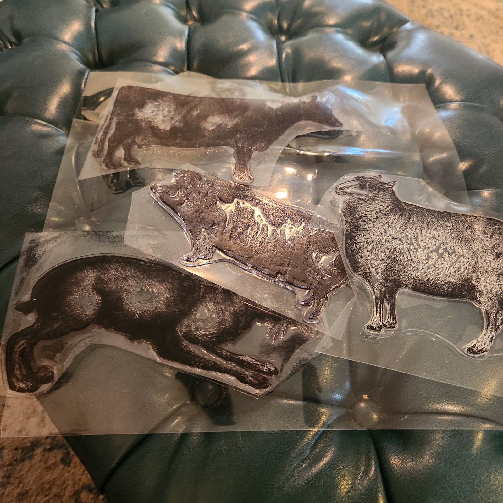 Iron Orchid Designs (IOD) Stamp - Farm Animals