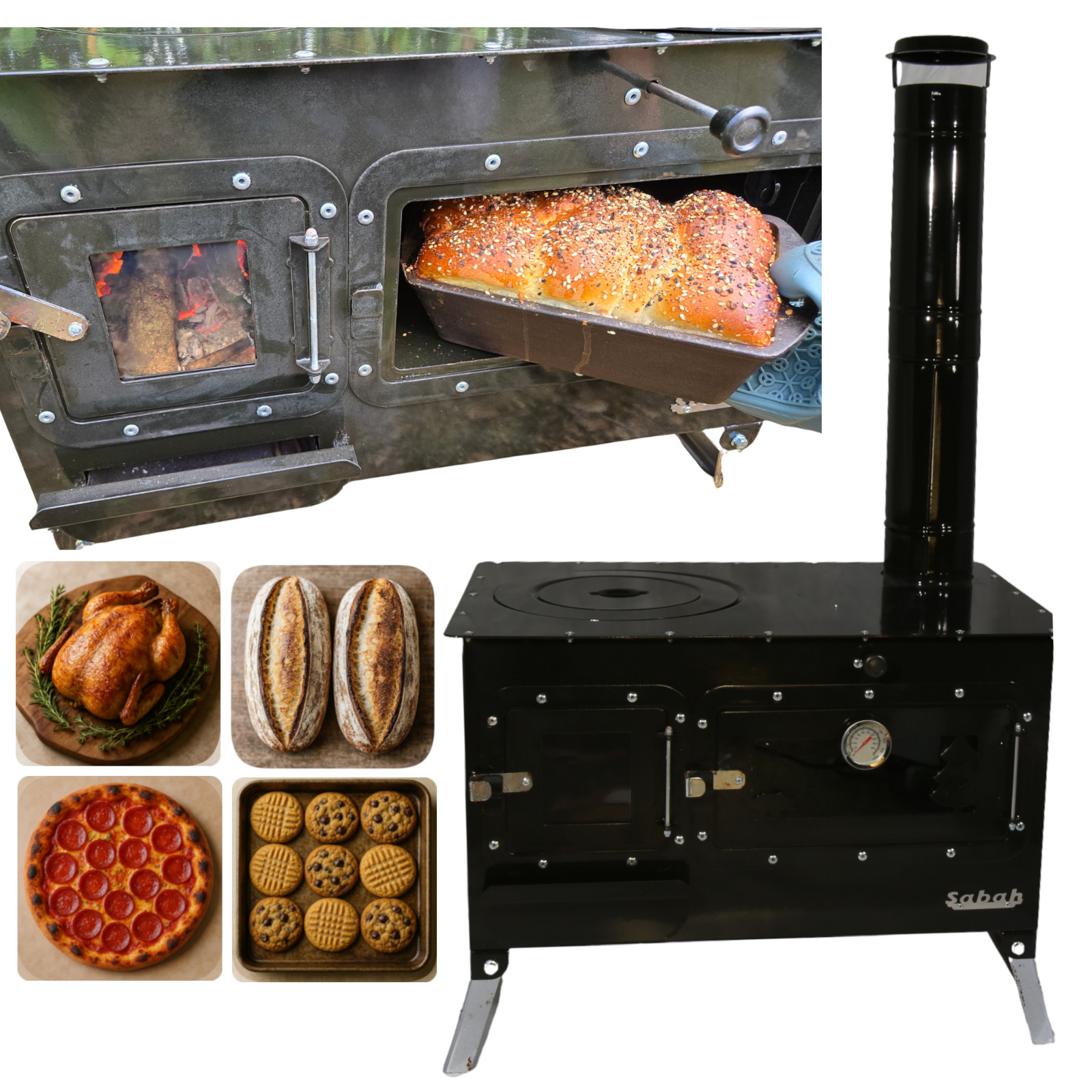 Stonehouse Forge "Trailblazer" Cookstove/Woodstove with Oven