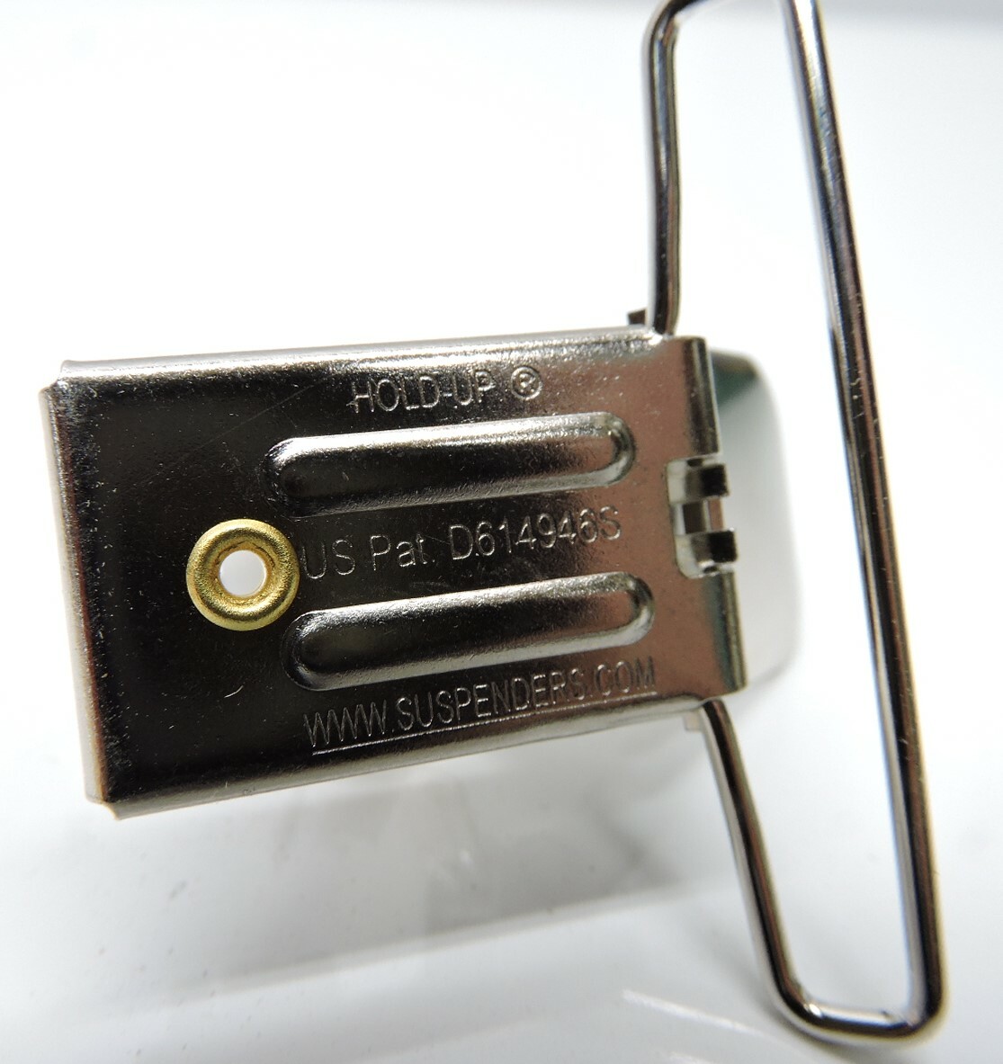 (20) Hold-Up Suspenders Heavy Duty JUMBO Nickel Plated Metal No-Slip Clips