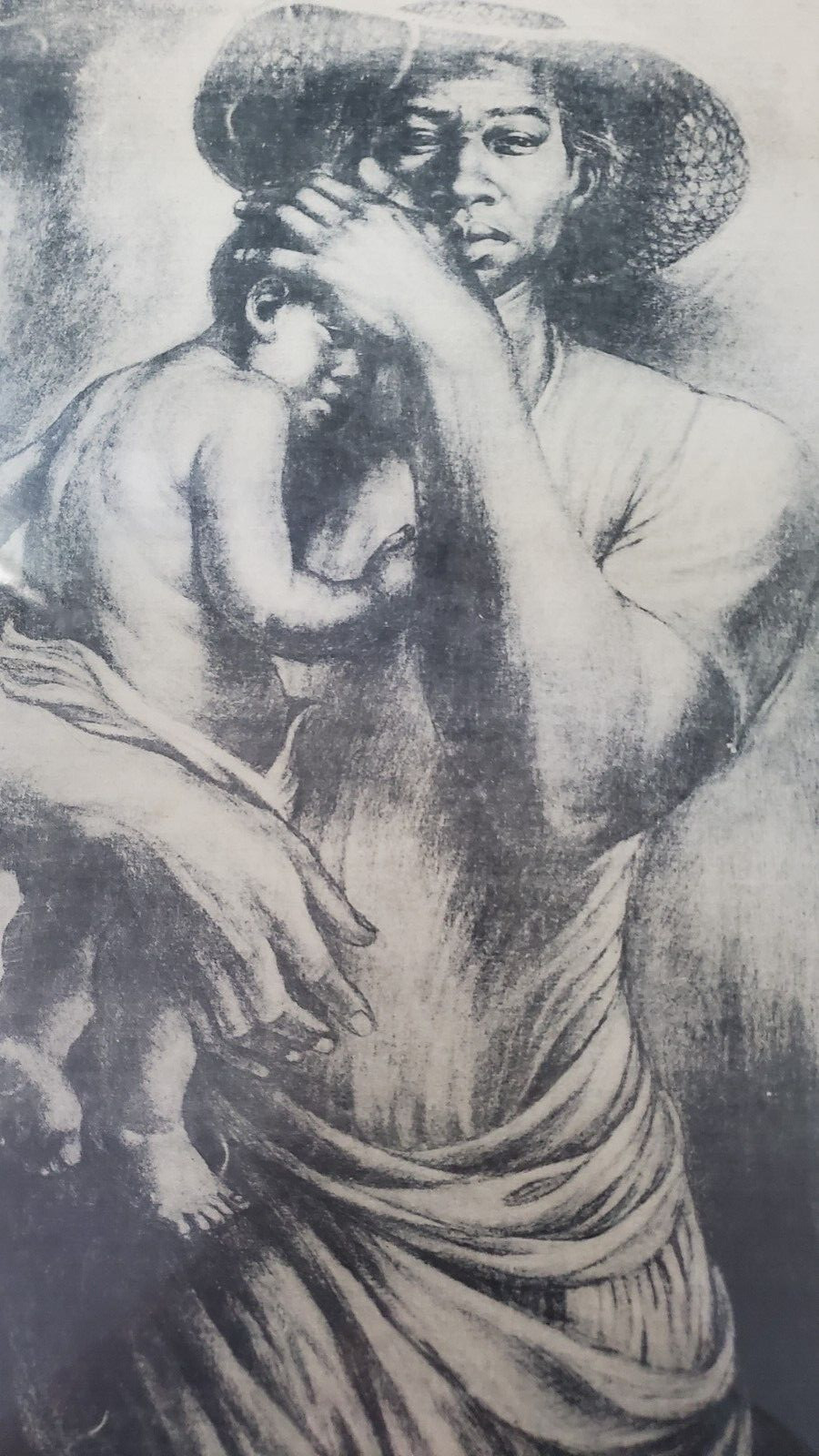 VTG Charles Wilbert White Lithograph Ye Shall Inherit The Earth " 1953 Signed