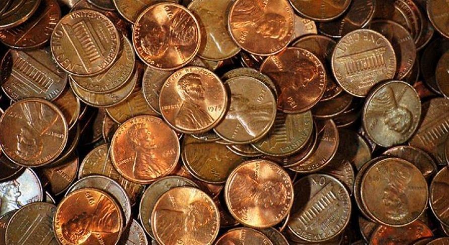 8,000 Circulated COPPER 1959-1982 U.S. PENNIES - Bulk Bullion, Unsearched