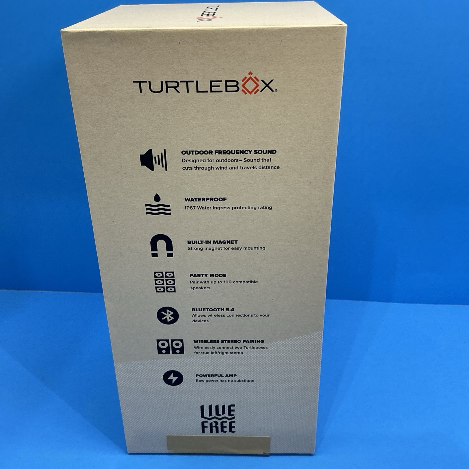 Turtlebox Ranger Loud Outdoor Bluetooth Speaker Yellow – Limited Edition NEW