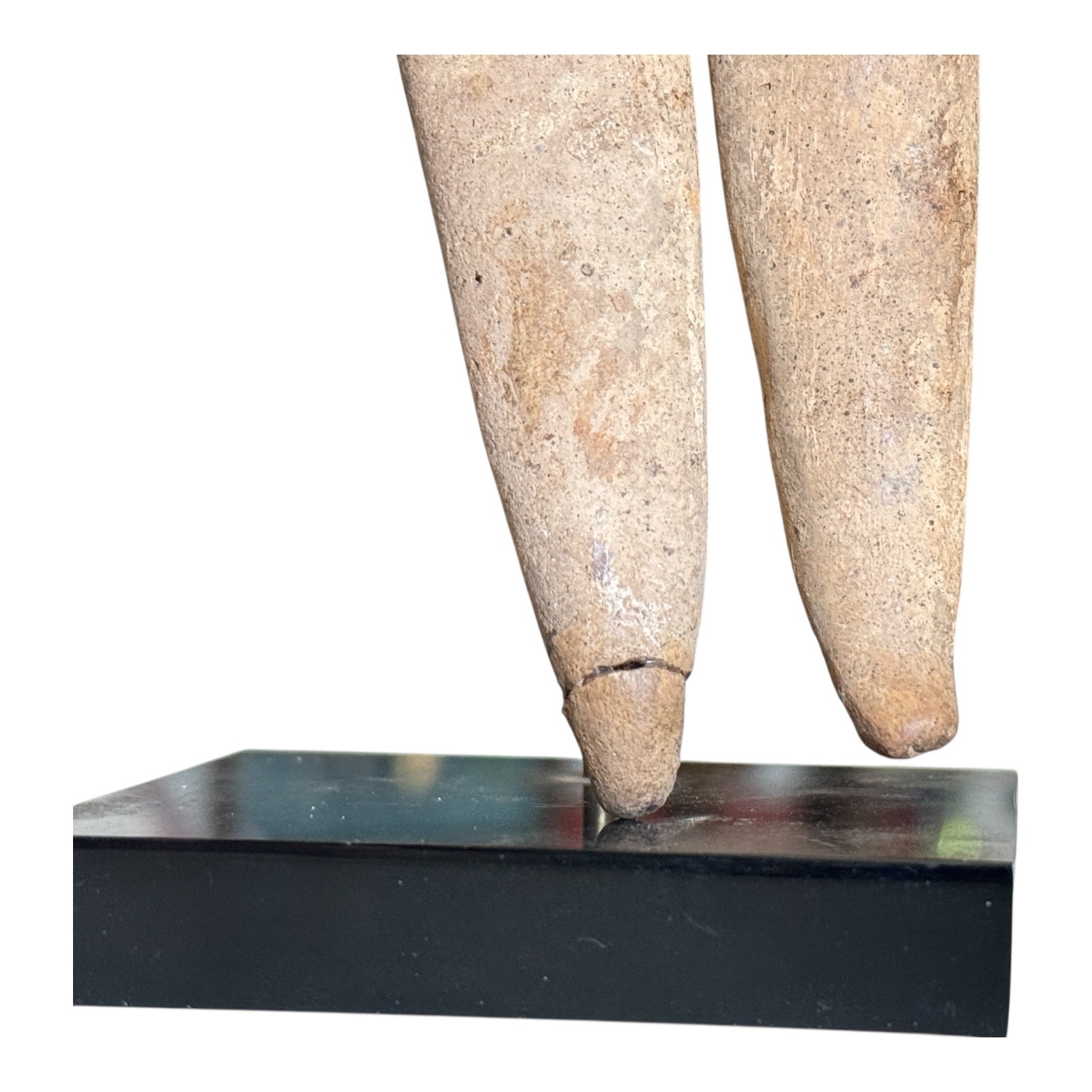 Antique Pre-Columbian Colima Pottery Flat Slab Figure