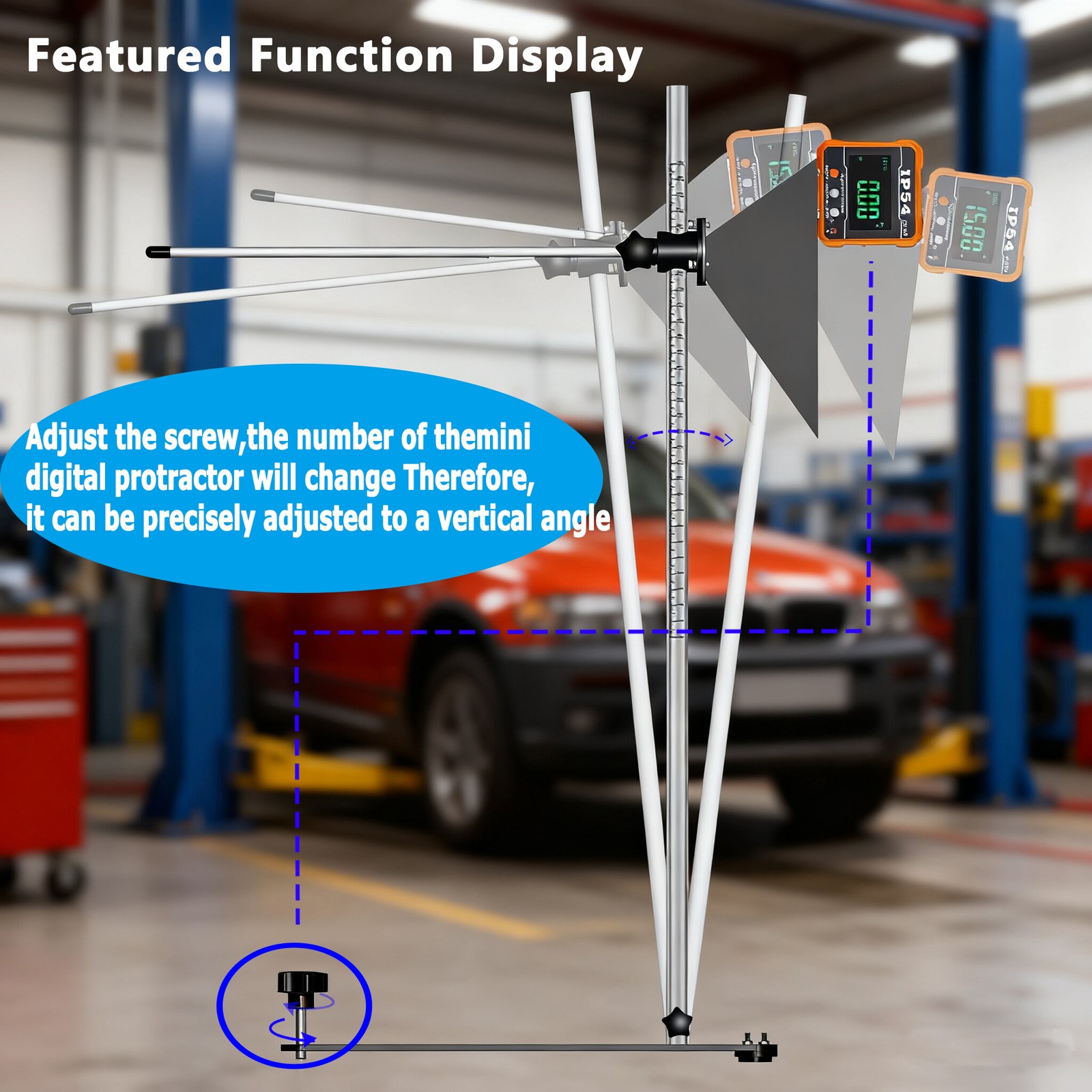 ADAS Radar Aiming Target Reflector Calibration Tool for Honda Toyota-Medium Size