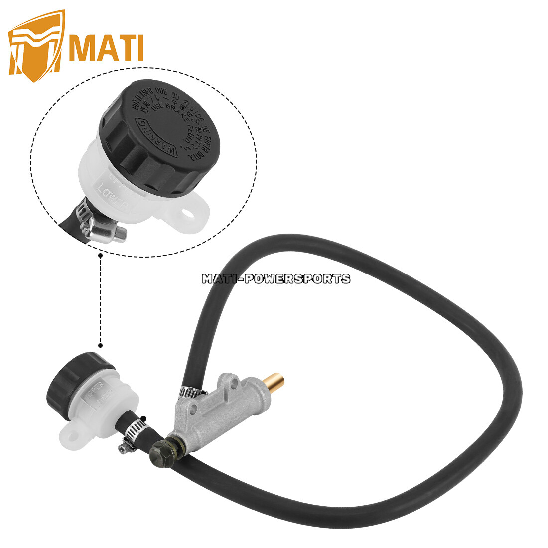 Rear Brake Caliper & Master Cylinder for Polaris Scrambler 500 2x4 4X4 1998-04