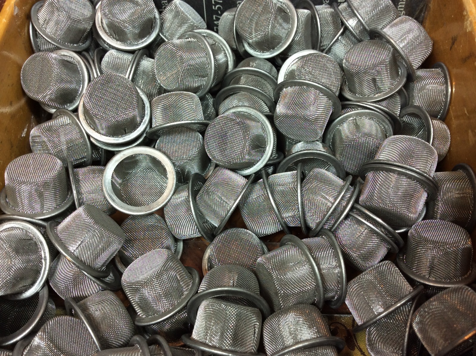 17x Pipe Screen 12mm 1/2" Dome Rim Cup Basket Fine Mesh Bowl Glass Male Slide