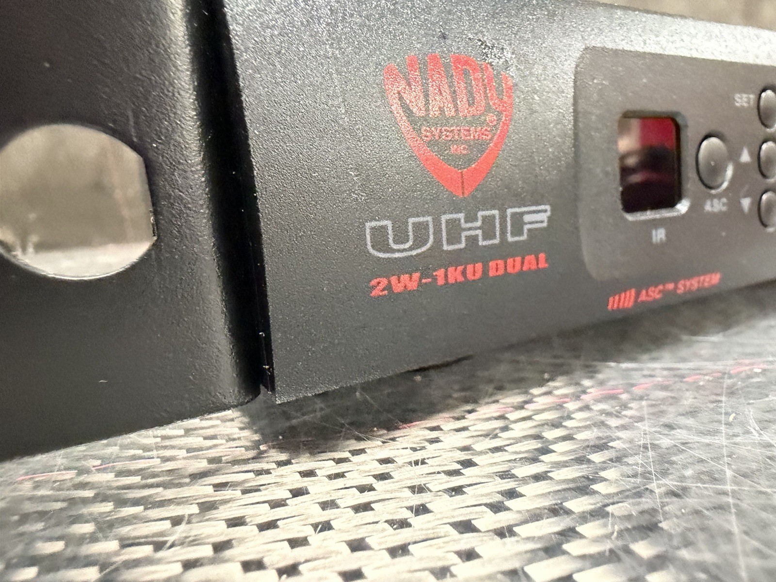 Nady 2W-1KU *Receiver Only* 1,000-Channel Dual UHF Ships Fast VGC!