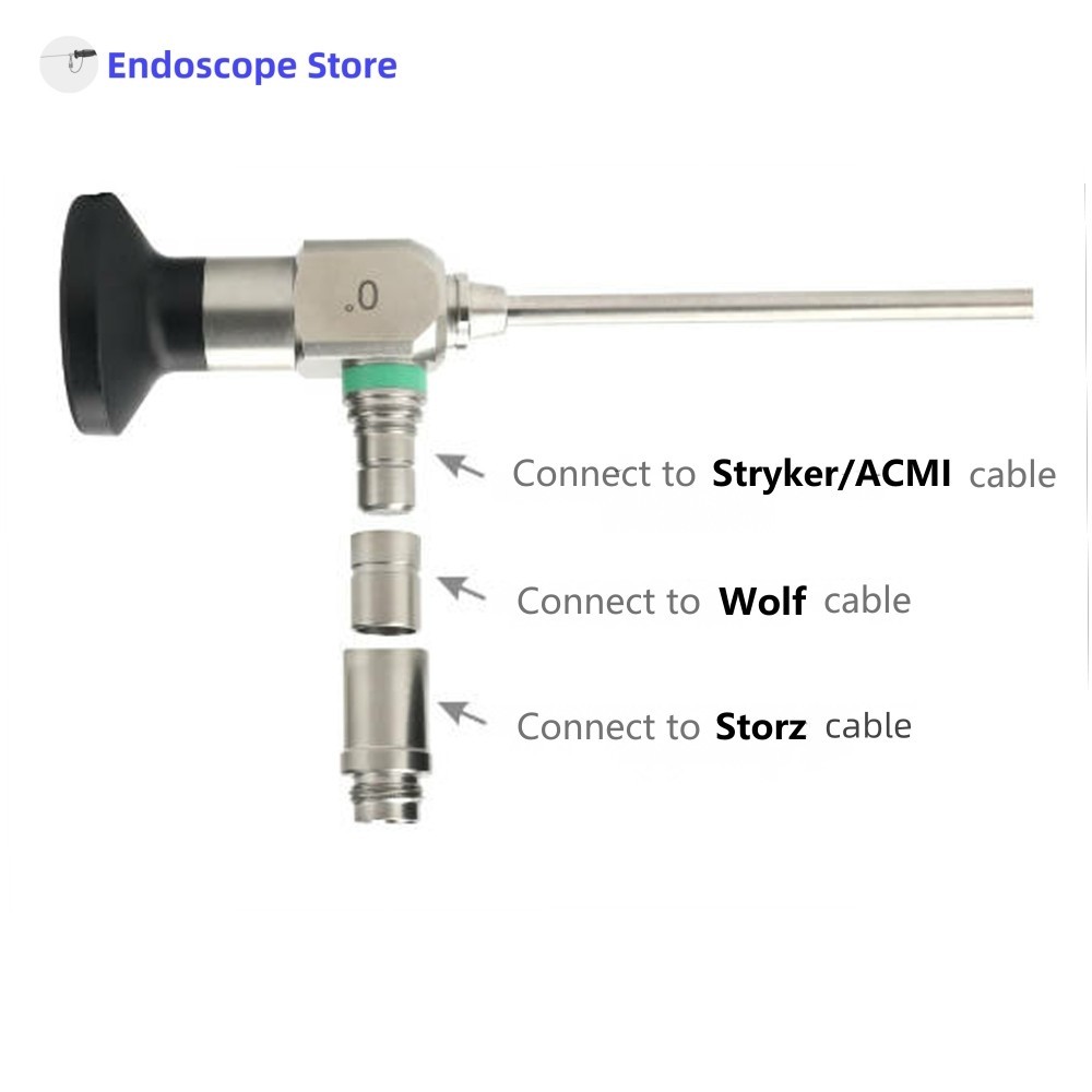 Arthroscope Endoscope and Sheath Obturator Trocar Elbow Knee Examination Surgery