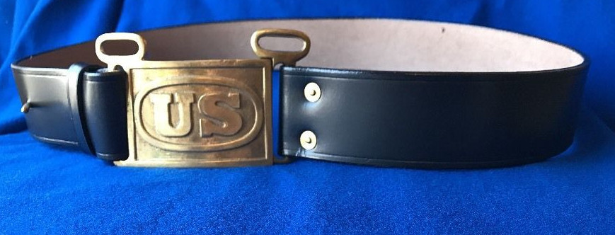 M1874 Leather Infantry Belt for Palmer Brace MEDIUM (36-42) Indian Wars