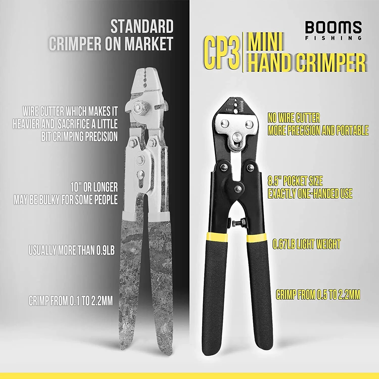 Fishing Crimper Pliers,Lure Rigging Tool,Fish Crimping Wire Mono Leader Line Rig