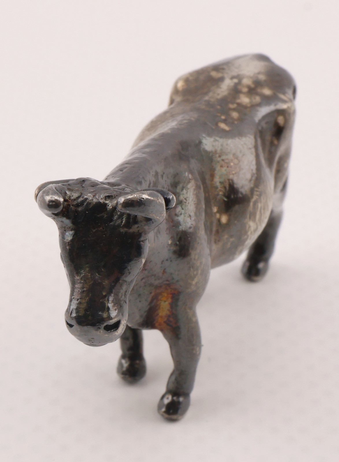 Dublin Ireland Sterling Silver Bull Figurine 1.8 ozt