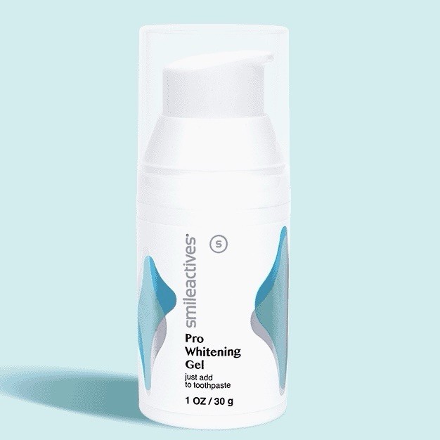 Smileactives Pro Whitening Gel 1 oz - Add to Toothpaste Removes Stains & Whitens