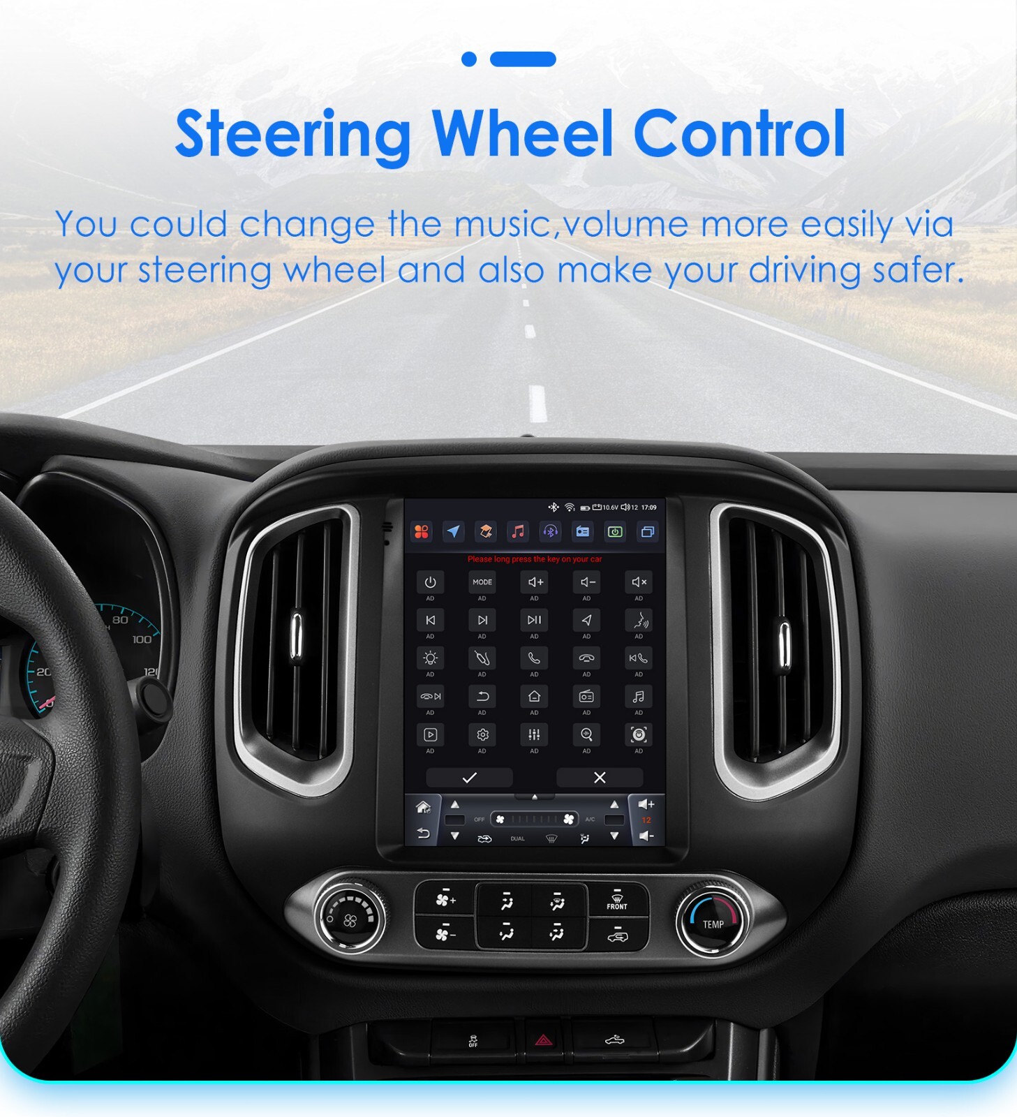 9.7" For Chevrolet Colorado GMC Canyon 15~18 Android Navigation Car GPS Stereo