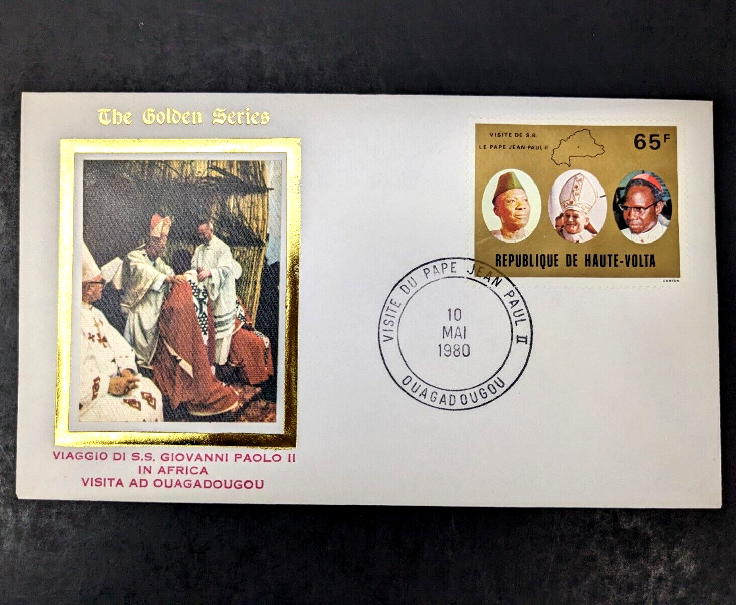 Pope John Paul II, The Golden Series Trip to African Countries Covers, Stamps