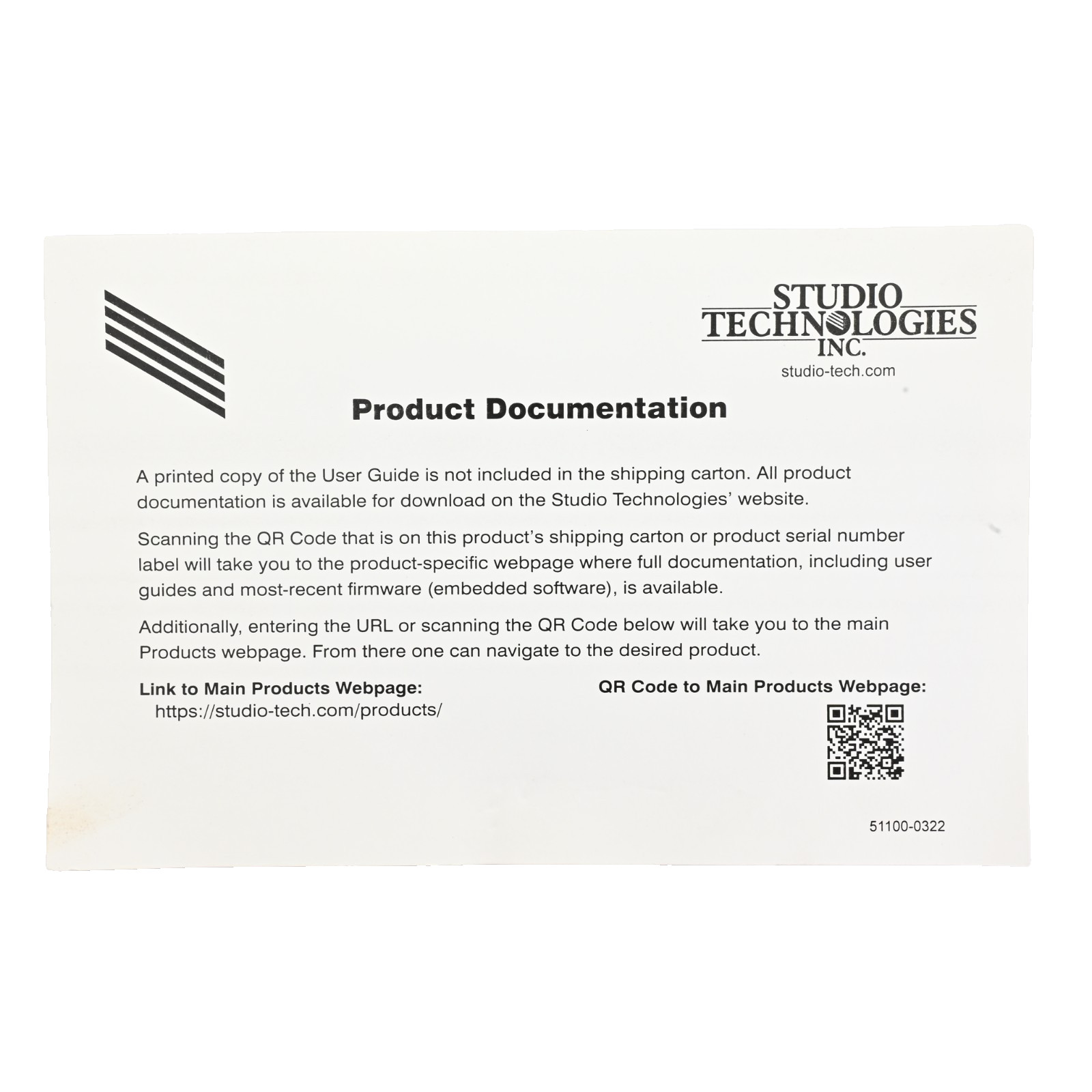 Studio Technologies Model 545DC Dante to 2-Channel Party Line Intercom Interface