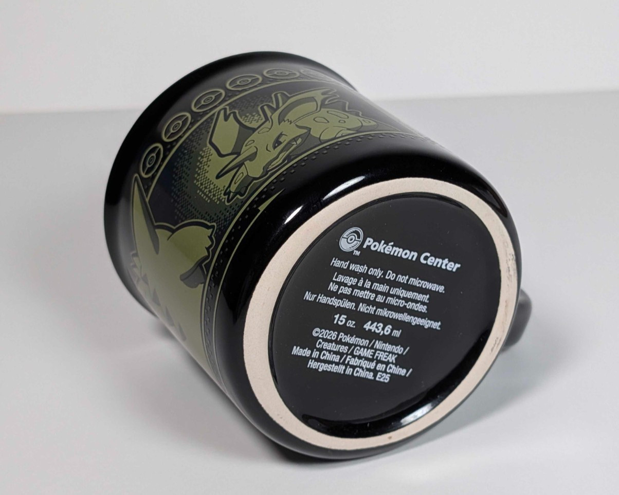 Official Pokémon Center Opening Scene Mug | 15 oz - Gengar Nidorino Retro - New
