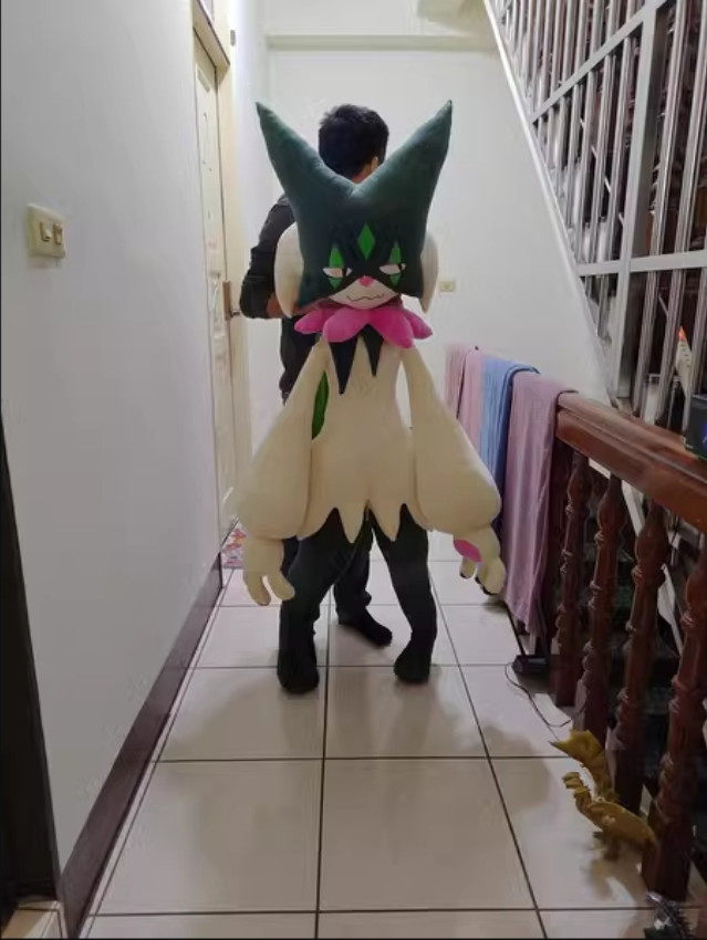 Anime 1:1 Giant Meowscarada Plush Doll Stuffed Toy Soft Pillow Plushie Gift 59''