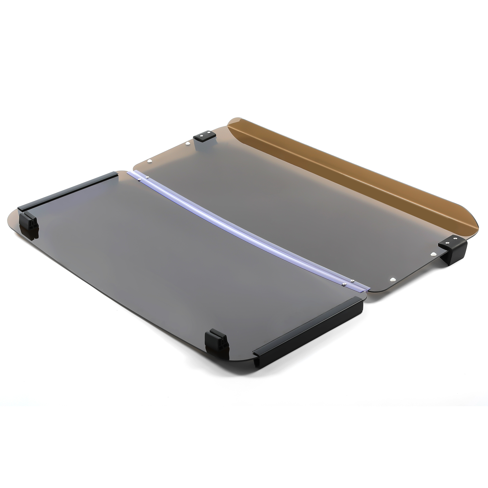 For 1985-1995 Yamaha G2 G9 Tinted Hinged Fold Down Golf Cart Windshield Folding