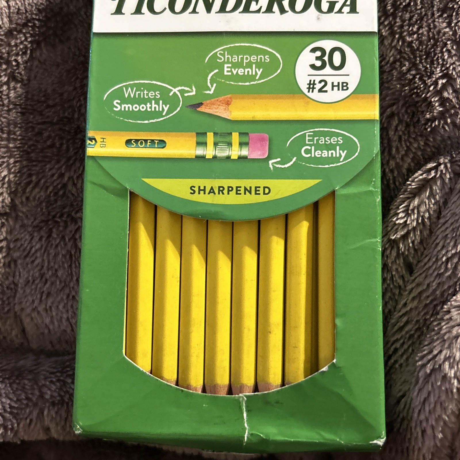 Ticonderoga PENCIL,TIC #2 PRESHARP,YL X13830 Pack Of 30 Pencils