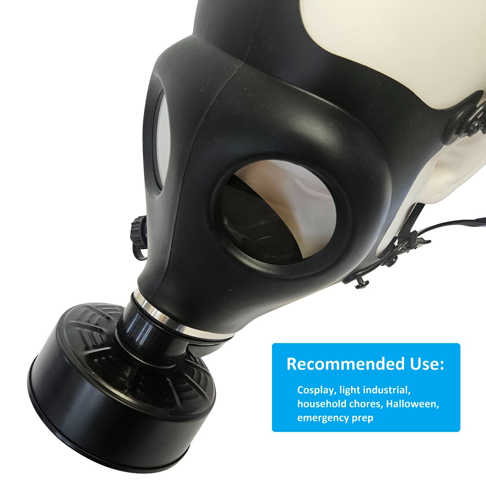 Kyng Tactical Israeli Style Respirator Gas Mask w/ Sealed 40mm Filter NEW