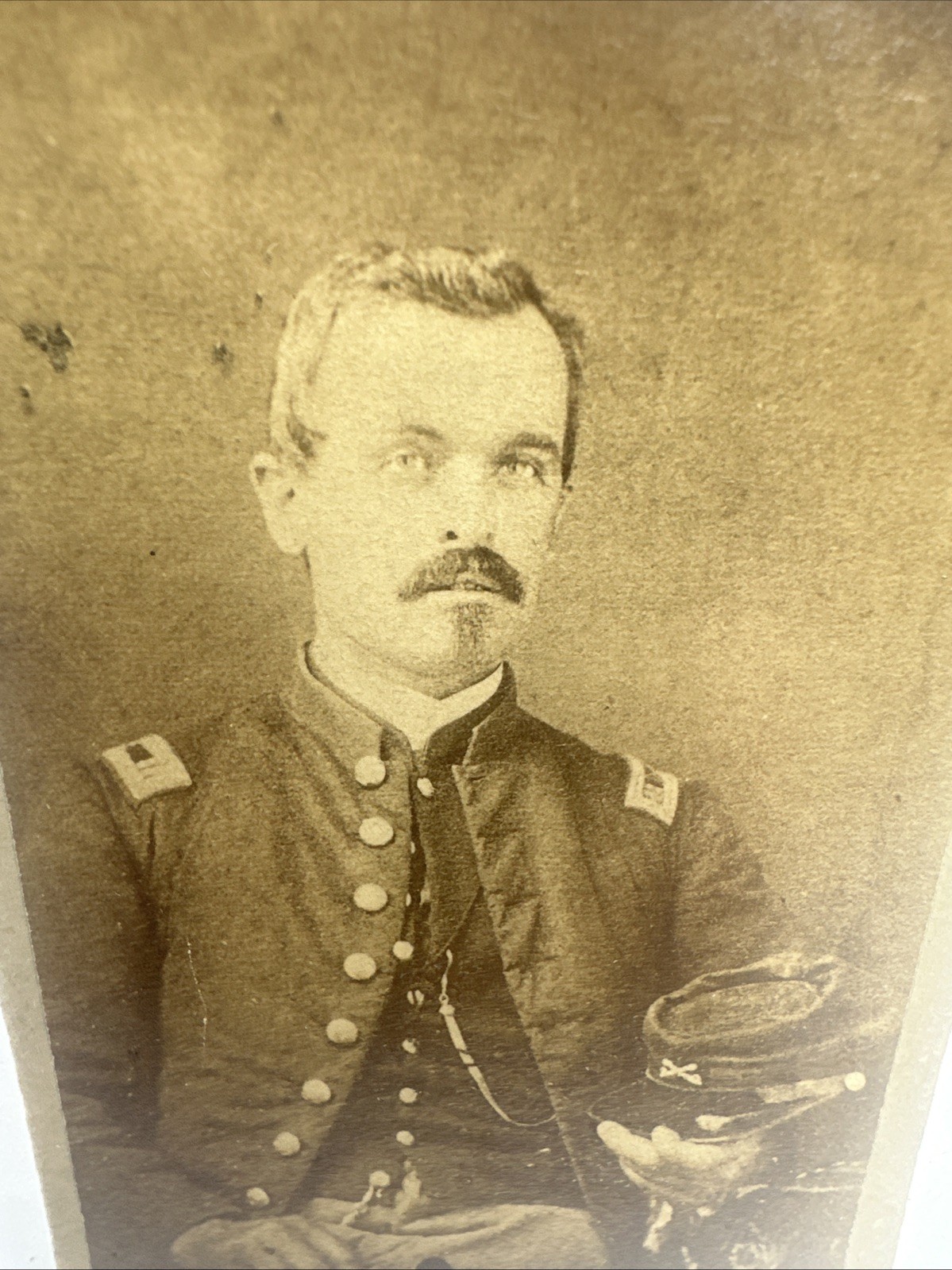 Civil War CDV Captain Wiliam Reisinger Union Officer 1863 Photo 11th PA Calvary