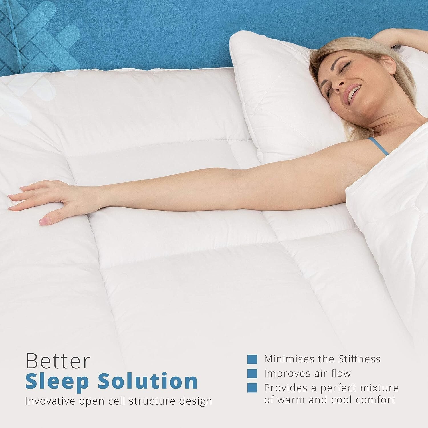 4 Inches Thick Mattress Topper Quilted Cooling Mattress Topper Pad MATTRESS PAD