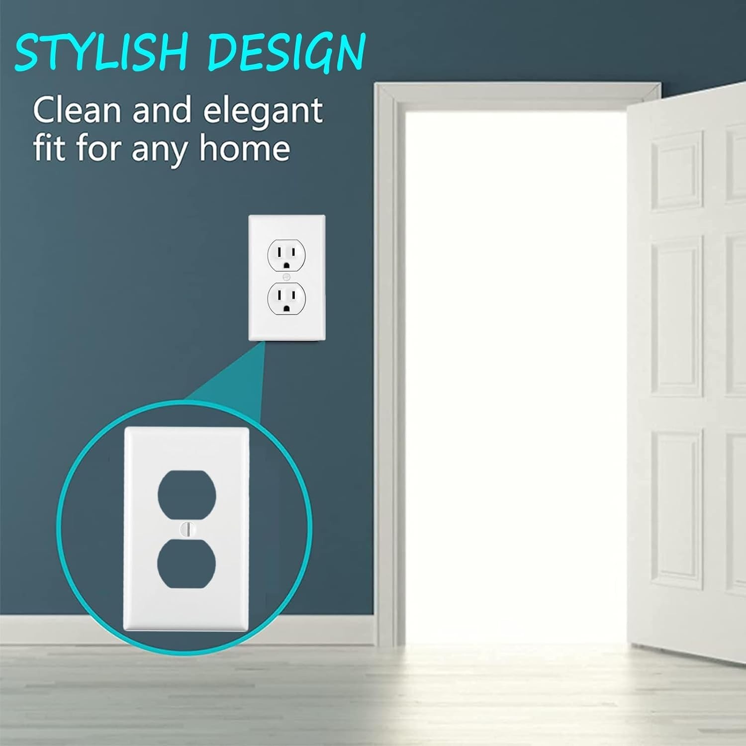 Outlet Covers Wall Plates - Electrical Outlet Cover 2/12-Pack Standard Size Best