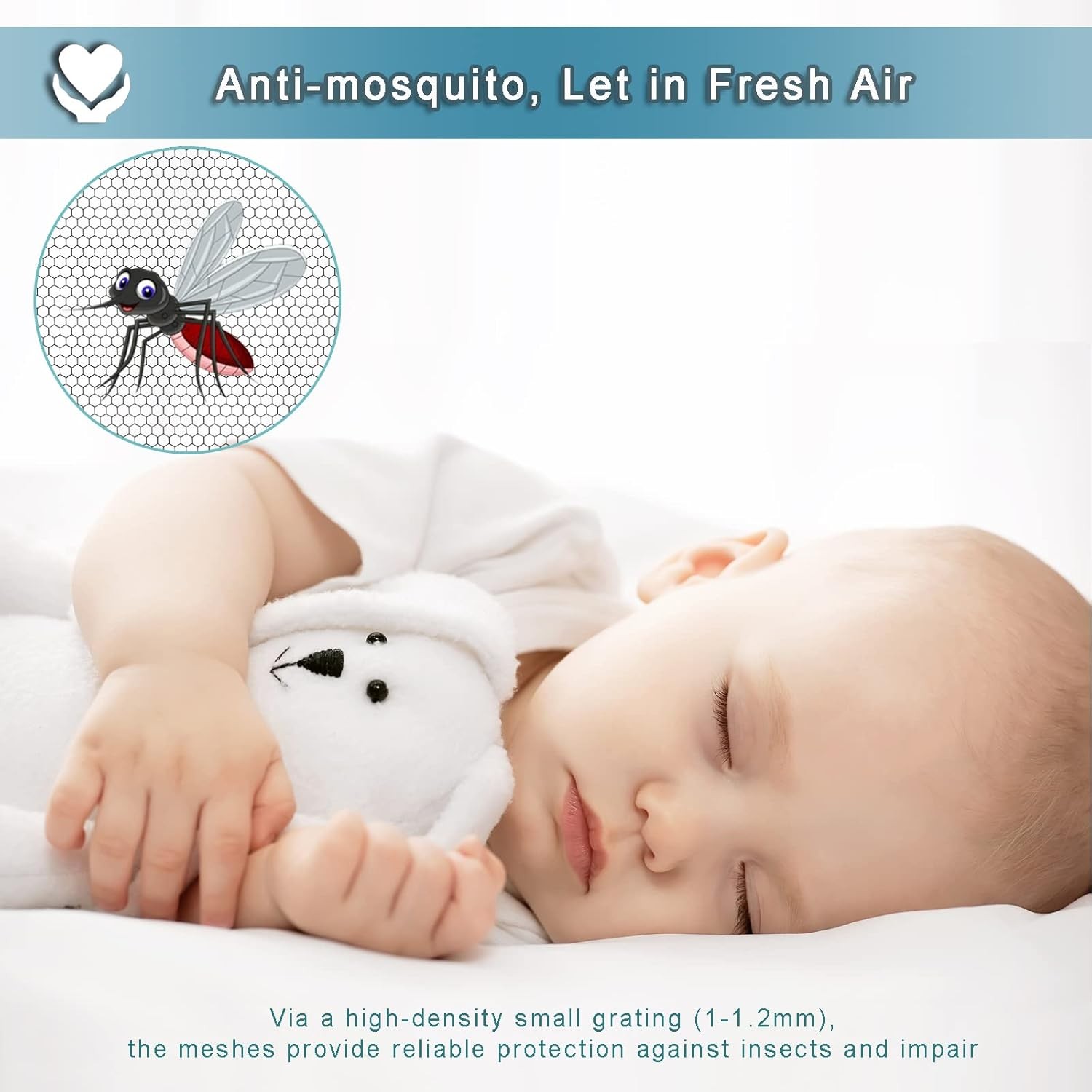 Garage Door Magnetic Screen Door Mesh Curtain Heavy Duty Block Mosquito 92"x74"